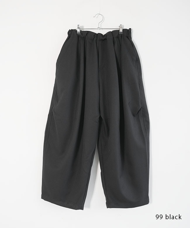 1-260016A]mizuiro ind(ミズイロインド) ワイドカーゴパンツ ボトムス