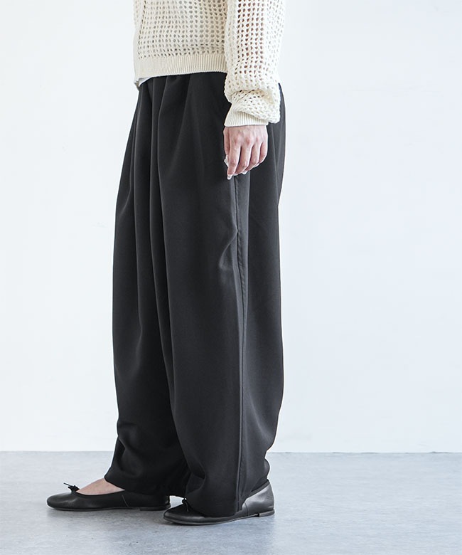 1-260016A]mizuiro ind(ミズイロインド) ワイドカーゴパンツ ボトムス