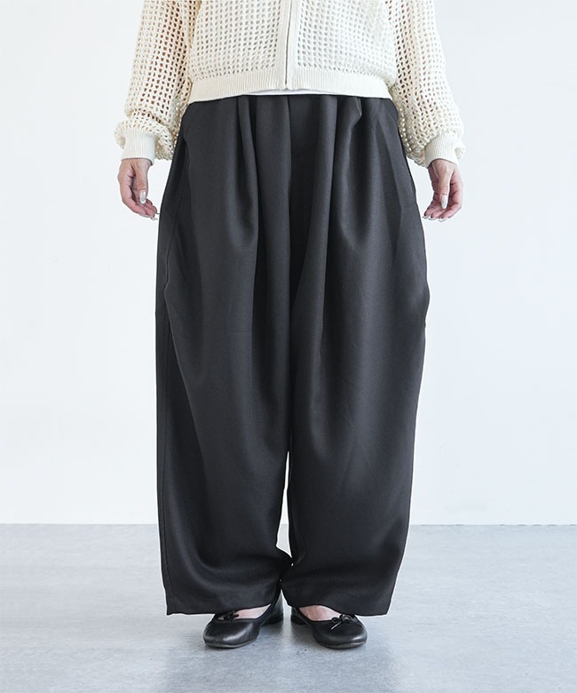 1-260016A]mizuiro ind(ミズイロインド) ワイドカーゴパンツ ボトムス