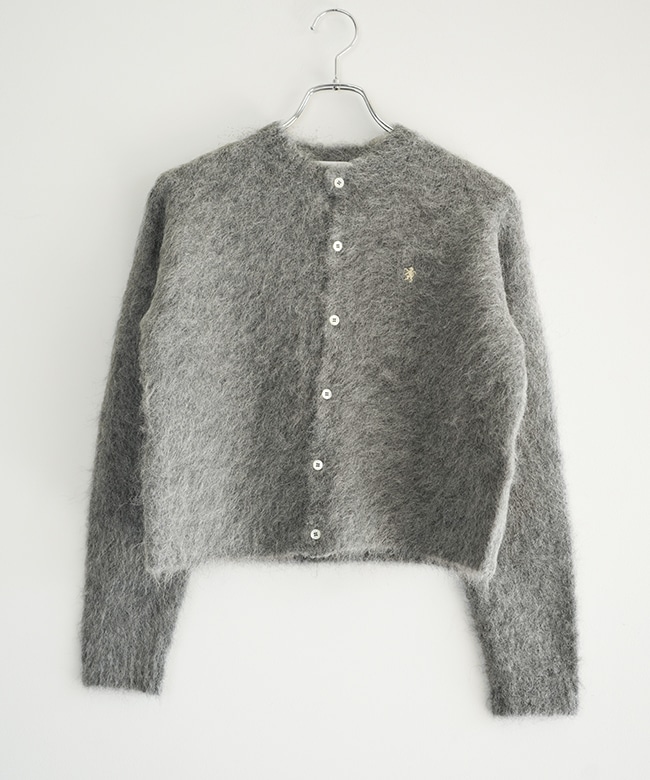 GY-D0098SGK]Gymphlex(ジムフレックス) CREW NECK SHORT CARDIGAN