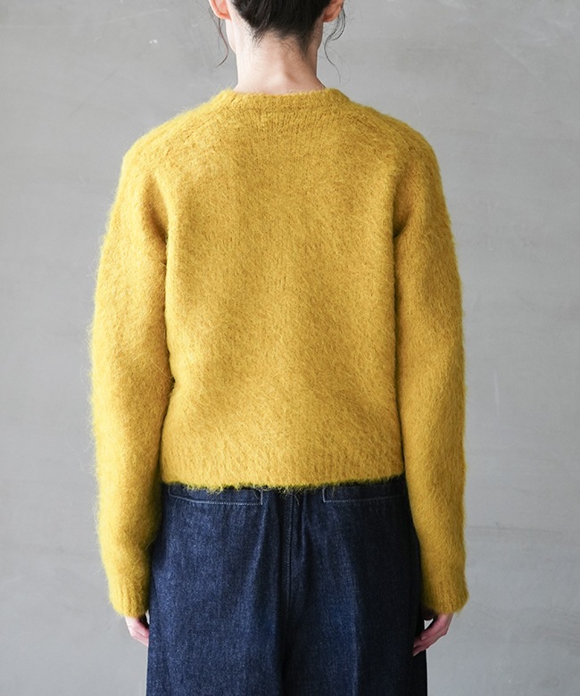 GYMPHLEX/ジムフレックス　ショートクルーネックカーディガン Gymphlex(ジムフレックス) CREW NECK SHORT CARDIGAN クルーネック