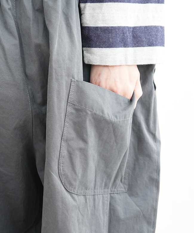 TB25433] tumugu(ツムグ) コットンナイロンサロペット レディース