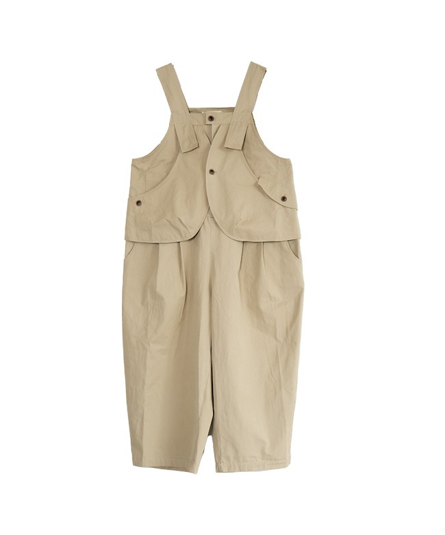 TB25433] tumugu(ツムグ) コットンナイロンサロペット レディース