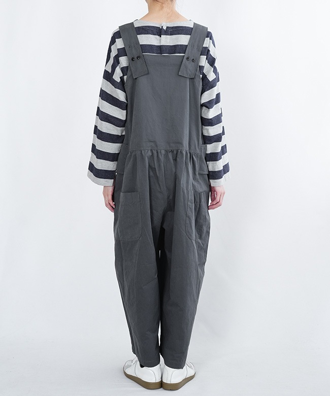 TB25433] tumugu(ツムグ) コットンナイロンサロペット レディース