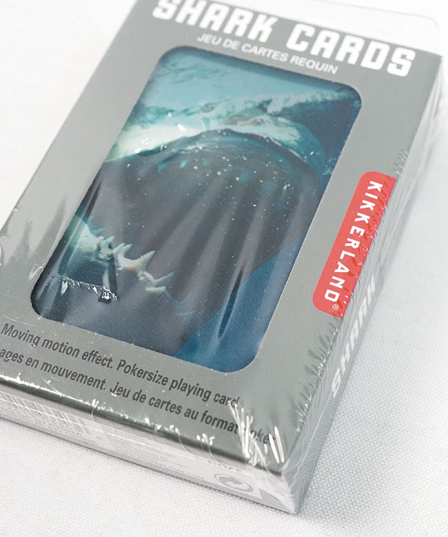 KIKKERLAND(キッカーランド) SHARK LENTICULAR PLAYING CARDS サメの3D