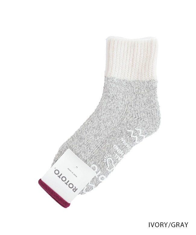 靴下1 レトロウィンターソックス - R1486｜屋内履き靴下｜ROTOTO 公式