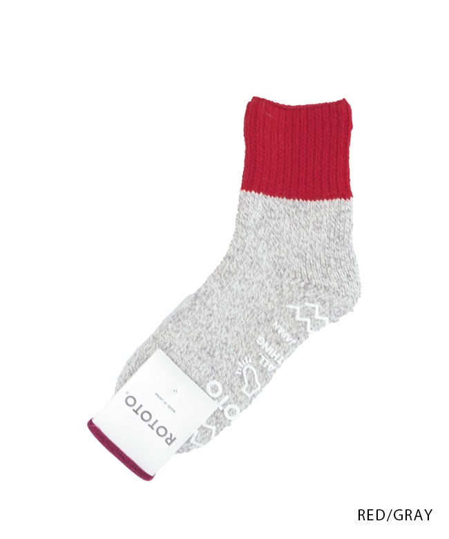 R1486] ROTOTO(ロトト)RETRO WINTER ROOM SOCKS (レトロウィンター