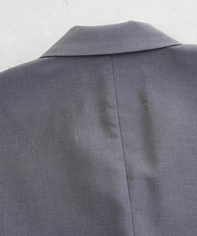 [1-172085]MIDIUMISOLID(ミディウミソリッド) tailored gilet.R テーラードジレ[25pr] | プレ ...