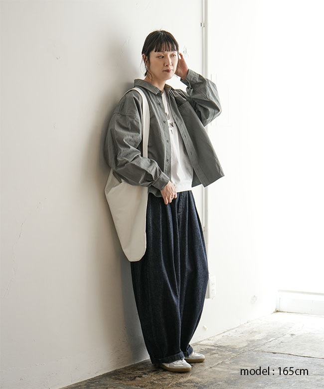 solamonat poche デニムルーズシャツ ◇[poche-dm-lsh]solamonat poche(ソラモナポッシェ) デニム