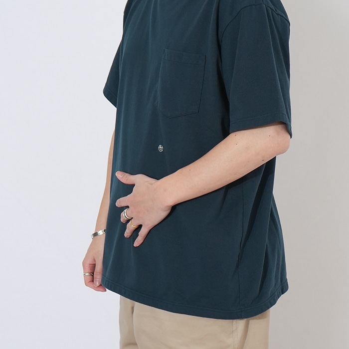 ナナミカ YAMA ポケット Tシャツ L ブルー&グリーン 2枚セット ナナミカ YAMA ポケット Tシャツ L ブルー&グリーン 2枚セット