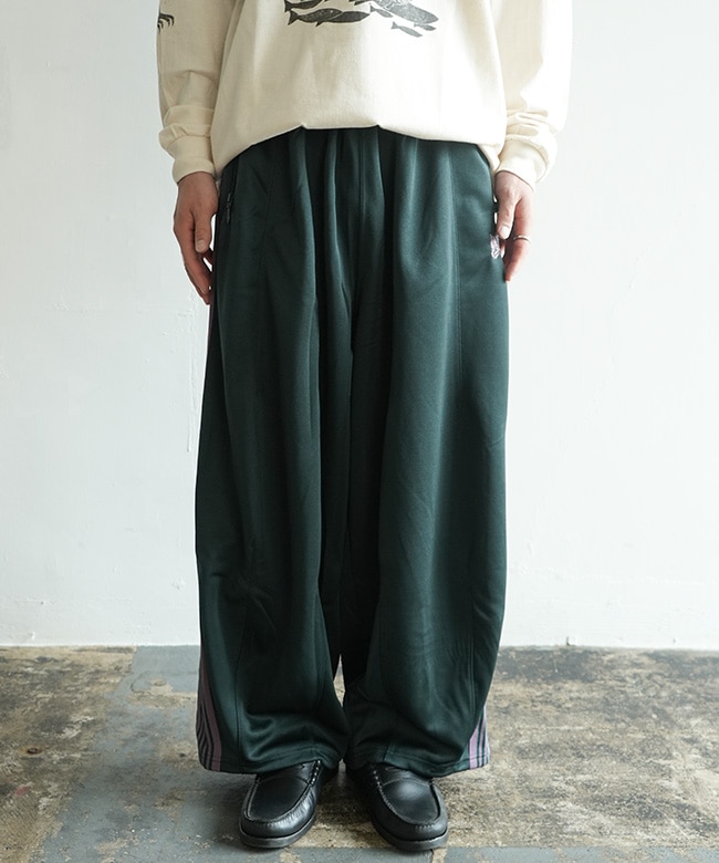 RW320]NEEDLES(ニードルズ) H.D.Track Pant - Poly Smooth ヒザデル