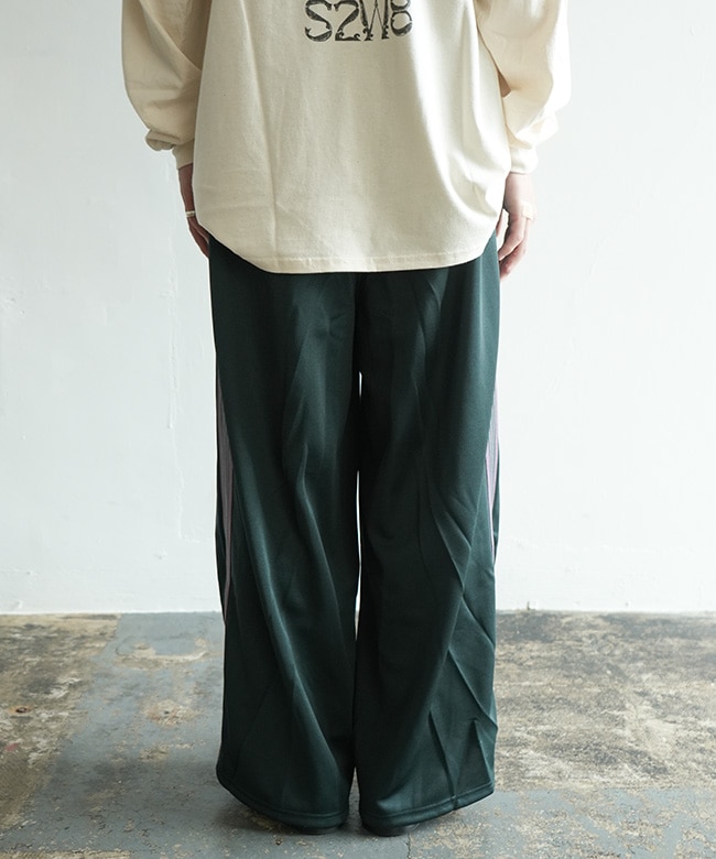RW320]NEEDLES(ニードルズ) H.D.Track Pant - Poly Smooth ヒザデル