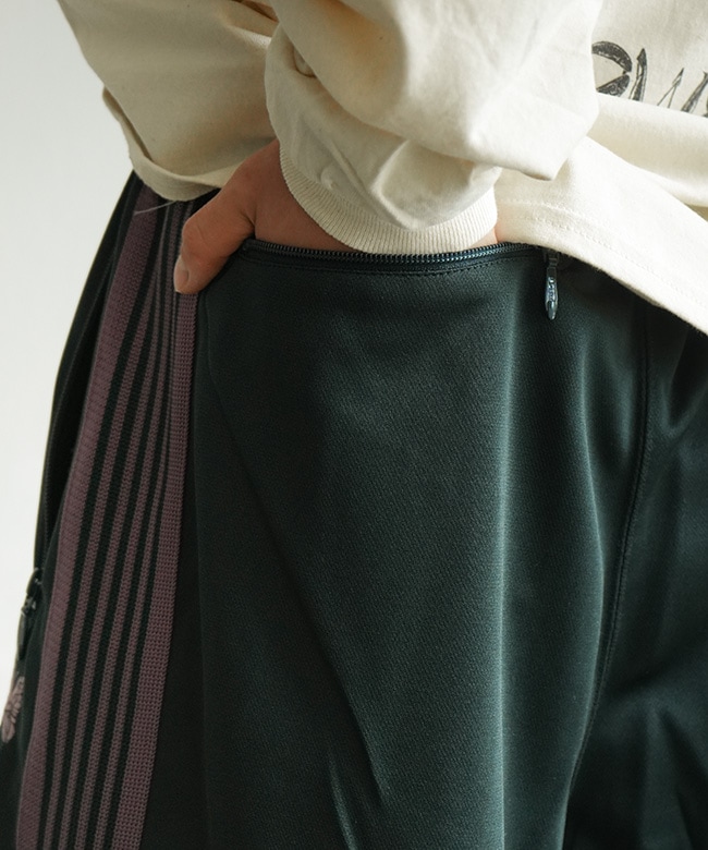 RW320]NEEDLES(ニードルズ) H.D.Track Pant - Poly Smooth ヒザデル
