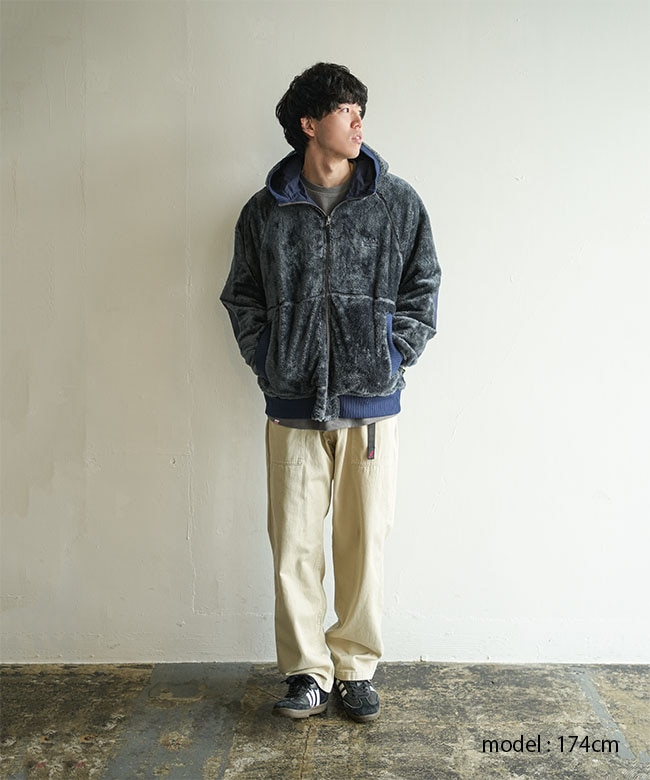 G618770]gym master(ジムマスター) リバーシブルボアxリップストップ