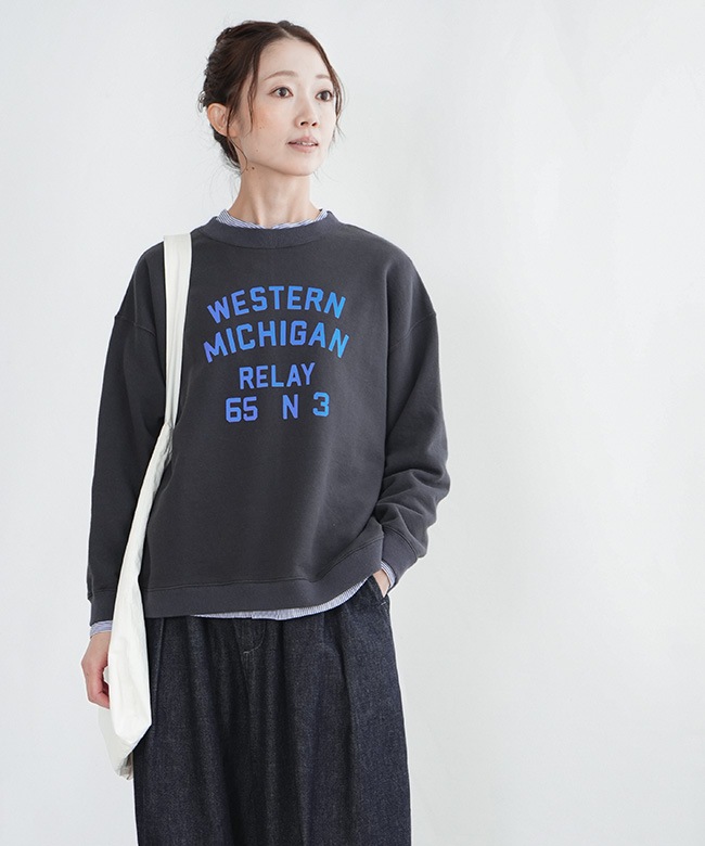 B-513026]BLUE LAKE MARKET(ブルーレイクマーケット) AZUMA裏毛 ヘム