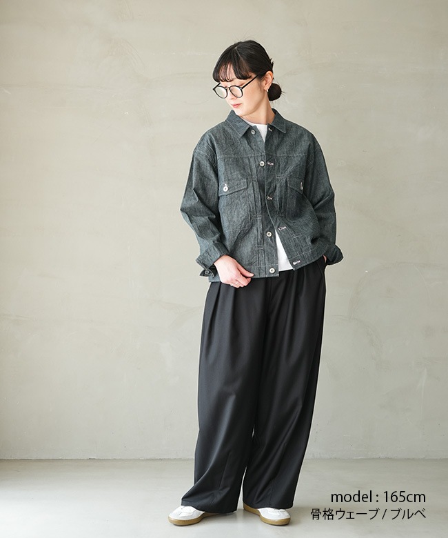 Yarmo(ヤーモ) Indigo Chambray Work JKインディゴシャンブレーワーク
