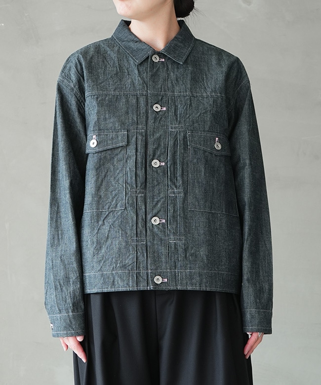 Yarmo(ヤーモ) Indigo Chambray Work JKインディゴシャンブレーワーク