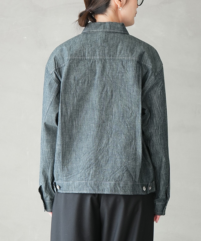 Yarmo(ヤーモ) Indigo Chambray Work JKインディゴシャンブレーワーク