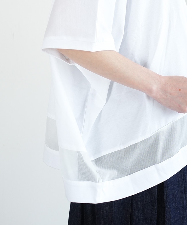 SALE 20%OFF】mizuiro ind(ミズイロインド)シアー切り替えワイドプル