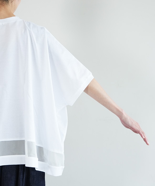 SALE 20%OFF】mizuiro ind(ミズイロインド)シアー切り替えワイドプル