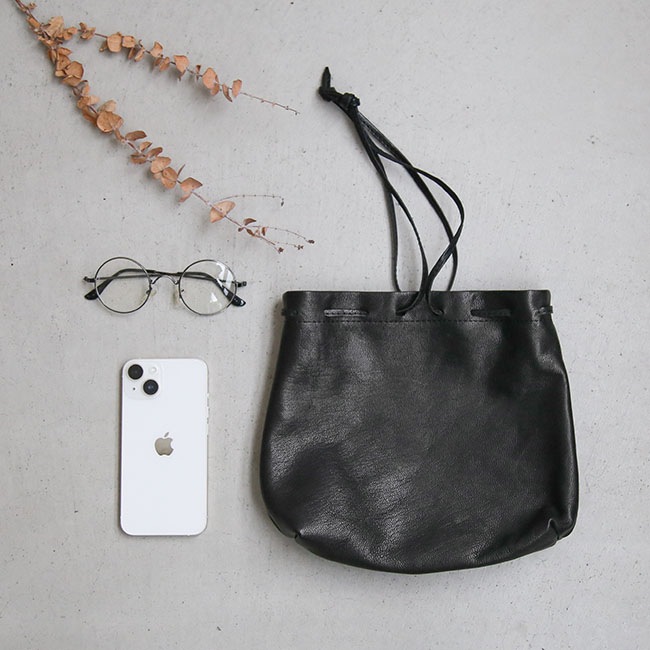 ショルダーバッグ ayakobag  leather KINCHAKU/CRTE 1_000000020279.jpg?1700294579
