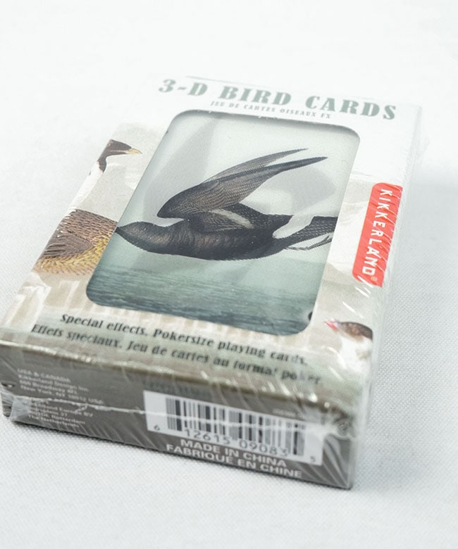 KIKKERLAND(キッカーランド) 3D BIRD PLAYING CARDS 鳥の3D