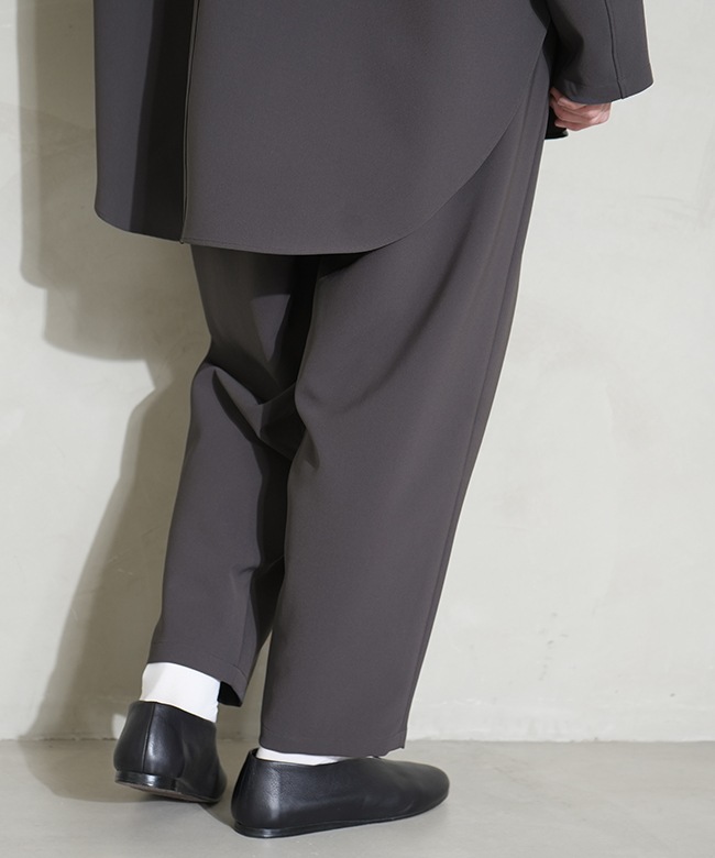 Yvngboi p DAB着用再販なしflyshitonly トップス ベロア SHIPS any:〈洗濯機可能〉ダブルクロス ペプラム ノーカラー