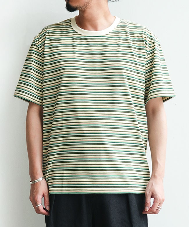 GOODENOUGH FINESSE マルチボーダーTシャツ GOODENOUGH - 00s GOOD