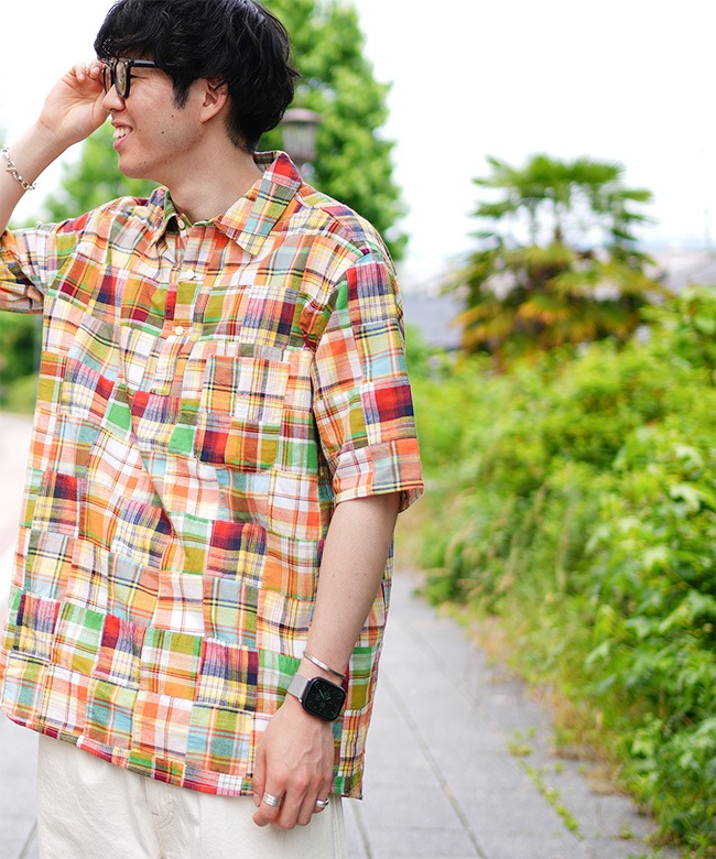 S-036]SUNNY ELEMENT(サニーエレメント) Grass Shirt グラスシャツ