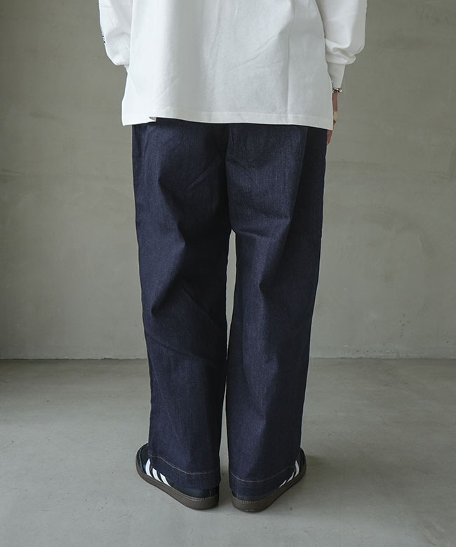 G621747]gym master(ジムマスター) 10oz ストレッチデニム／カツラギ