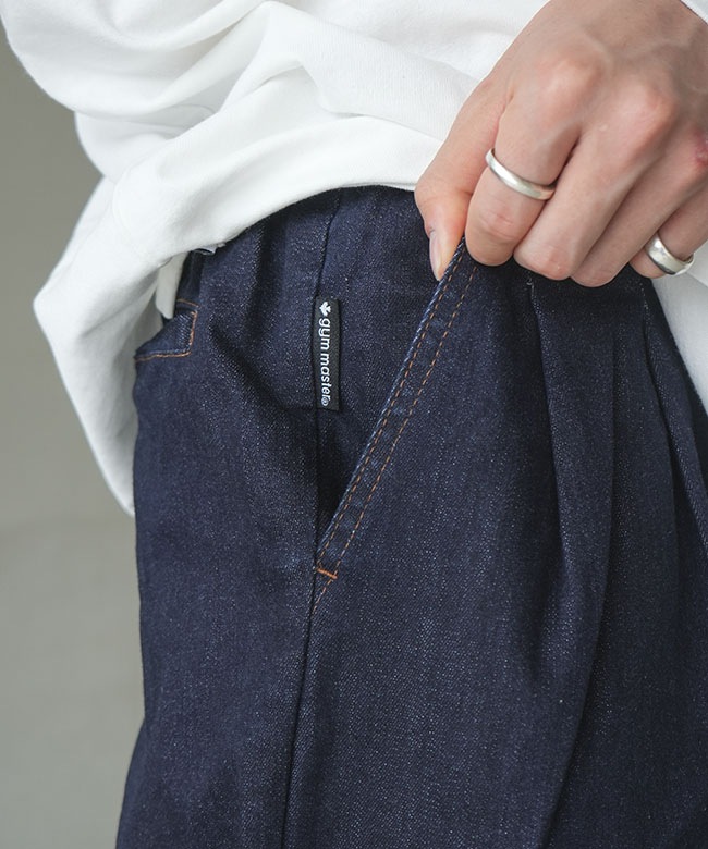 G621747]gym master(ジムマスター) 10oz ストレッチデニム／カツラギ