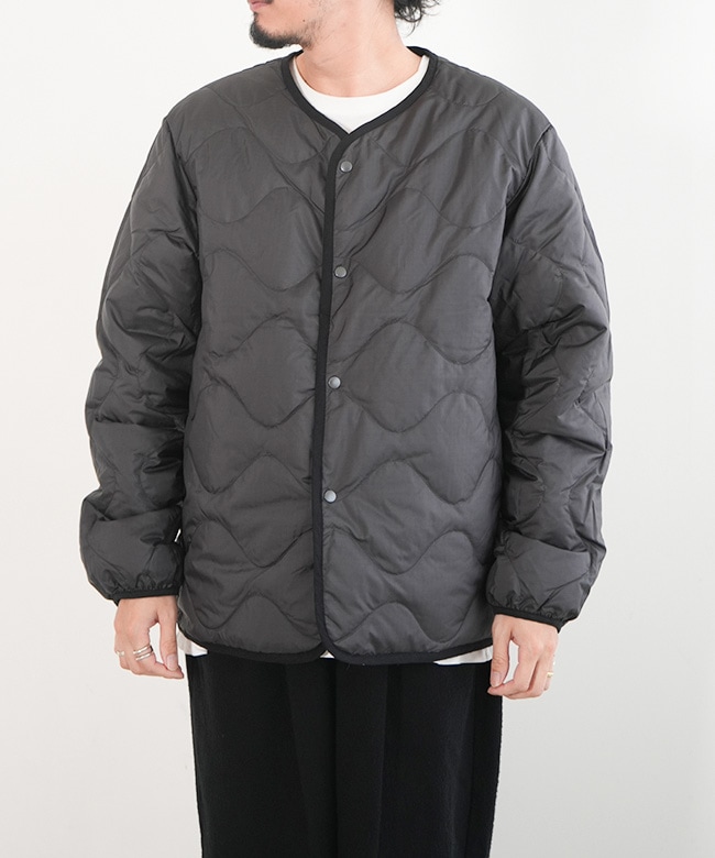 nanamica ナナミカ　リバーシブルダウンカーディガン　ブラック nanamica Reversible Down Cardigan Black（ナナミカ