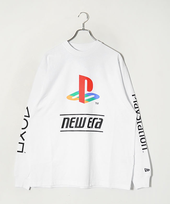 NEW ERA(ニューエラ) 長袖 LS OS CT TEE PSFM NE LOGO オーバーサイズ