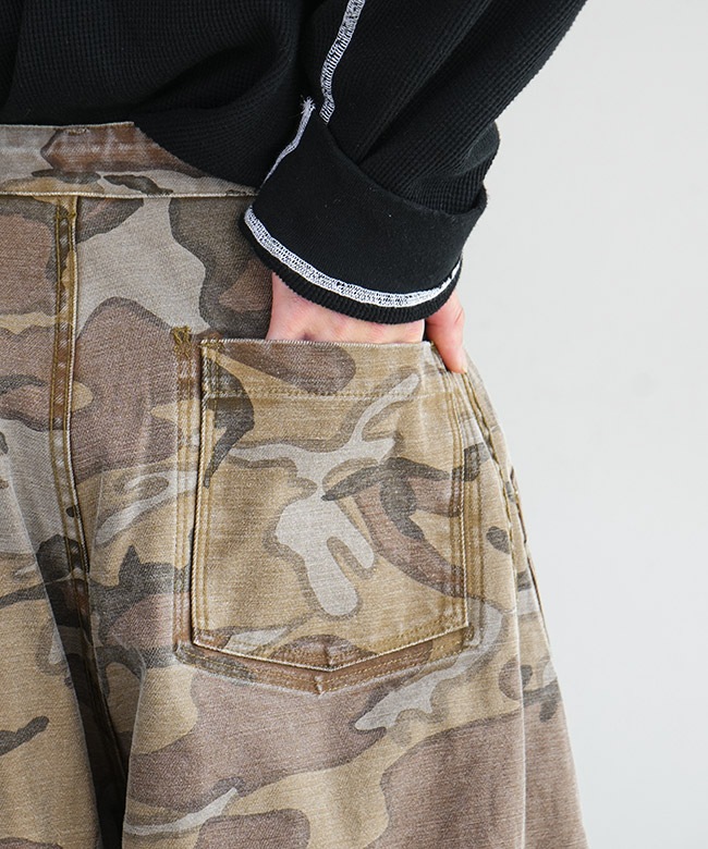 SX144]NEEDLES(ニードルズ) Reversible H.D. Pant - Camo Twill
