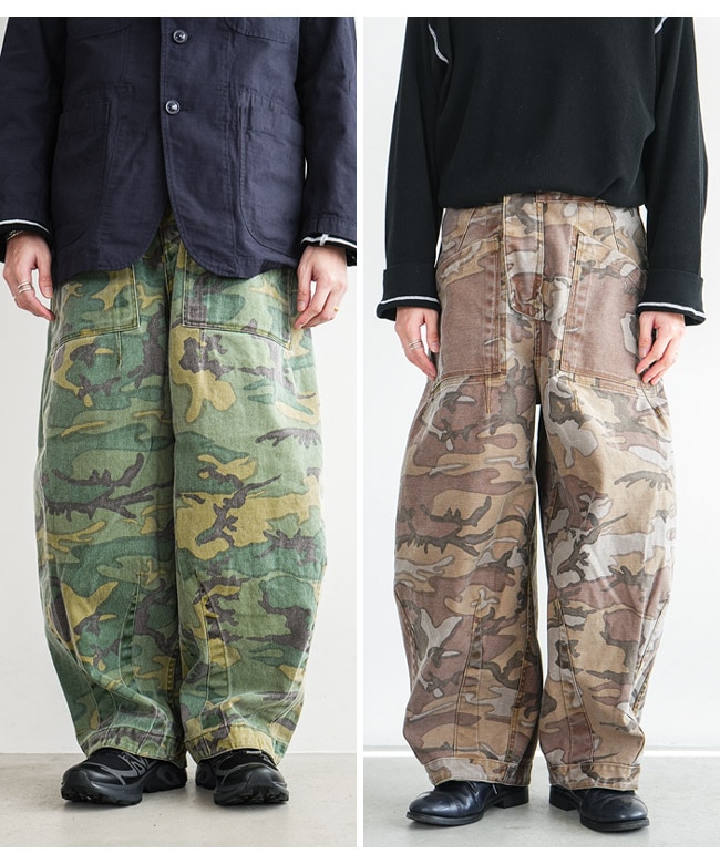 SX144]NEEDLES(ニードルズ) Reversible H.D. Pant - Camo Twill