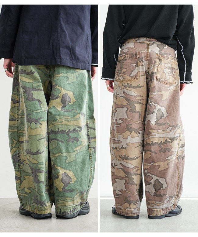 SX144]NEEDLES(ニードルズ) Reversible H.D. Pant - Camo Twill