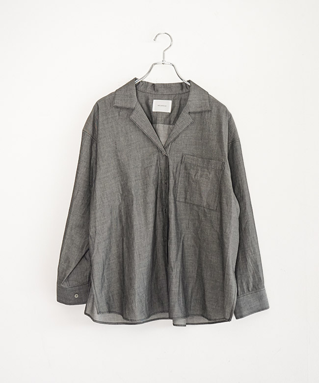 MIDIUMISOLID(ミディウミソリッド) 別注色あり sheer denim open