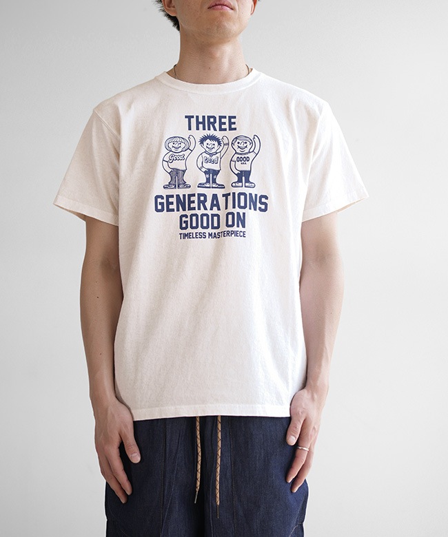 GOOD ON (グッドオン) THREE GENERATIONS SS TEE スリー