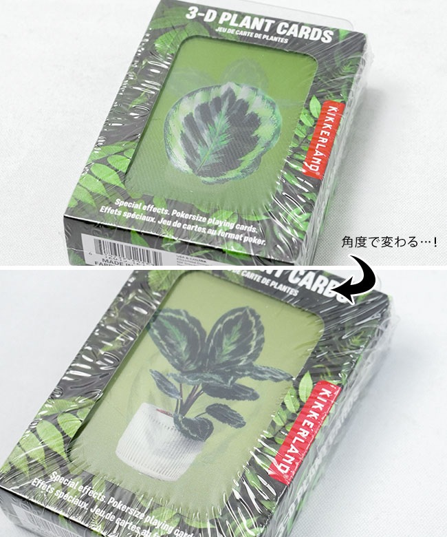 KIKKERLAND(キッカーランド) 3D PLANT CARDS 植物の3Dレンチキュラー