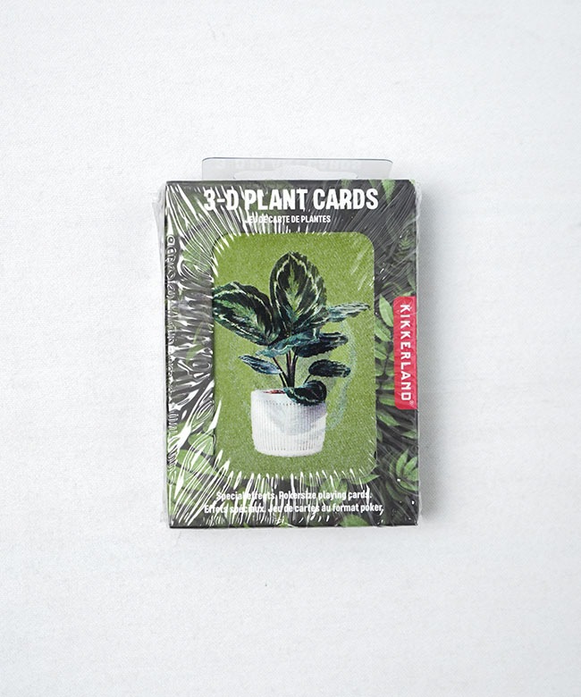 土地カード5枚セット KIKKERLAND(キッカーランド) 3D PLANT CARDS 植物の3Dレンチキュラー