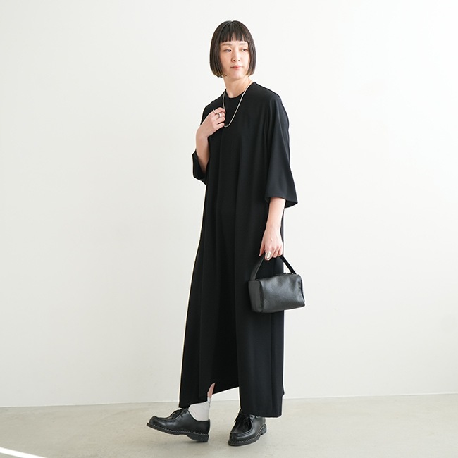 the pause黒 ノースリーブ オールインワン レディース THE PAUSE オールインワン 「THE PAUSE」テーラーカラー