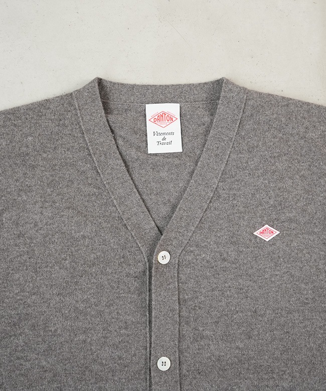 ◇DANTON(ダントン) Women's Lambswool V-Neck Knit Cardigan