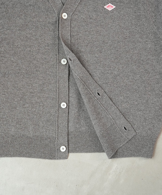 ◇DANTON(ダントン) Women's Lambswool V-Neck Knit Cardigan ◇DANTON(ダントン) Women's Lambswool V-Neck Knit Cardigan