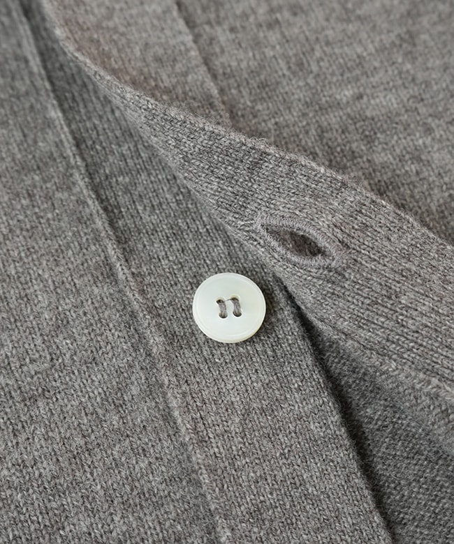 ◇DANTON(ダントン) Women's Lambswool V-Neck Knit Cardigan