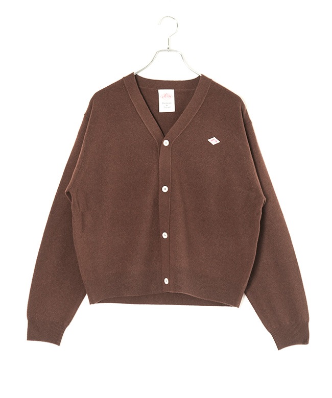 ◇DANTON(ダントン) Women's Lambswool V-Neck Knit Cardigan
