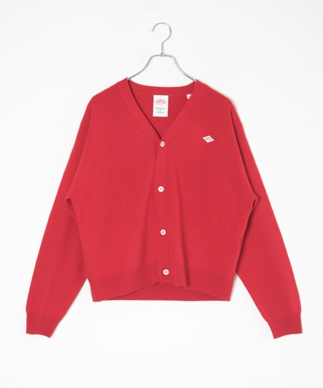 ◇DANTON(ダントン) Women's Lambswool V-Neck Knit Cardigan