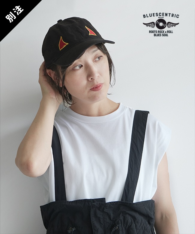 [ac-dc-devil]BLUESCENTRIC(ブルースセントリック) 別注 AC/DC DEVIL HORN HAT デビルホーンハット ...
