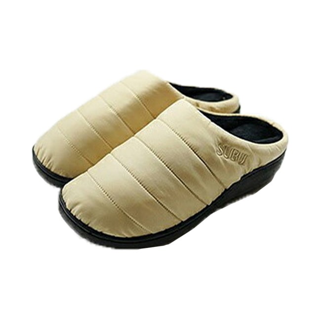 BunBun♪2足セットサンダル シャープ 黒38ベージュ39 正規販売店】【保存袋付き】SUBU(スブ) ダウンサンダル クロッグ