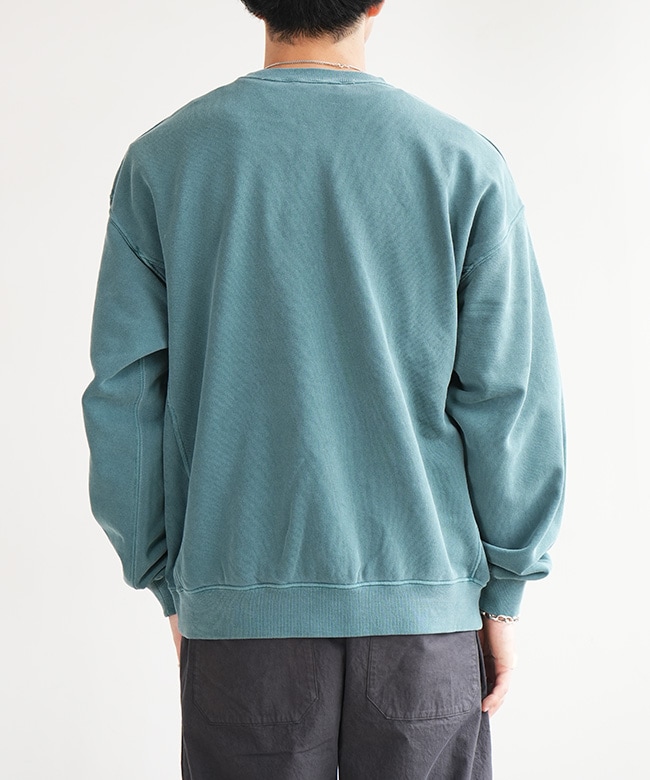 SALE 50%OFF】EVCON(エビコン) PIGMENT CREW NECK SWEAT ピグメント