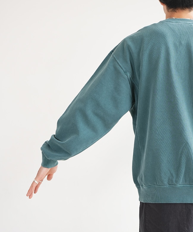SALE 50%OFF】EVCON(エビコン) PIGMENT CREW NECK SWEAT ピグメント